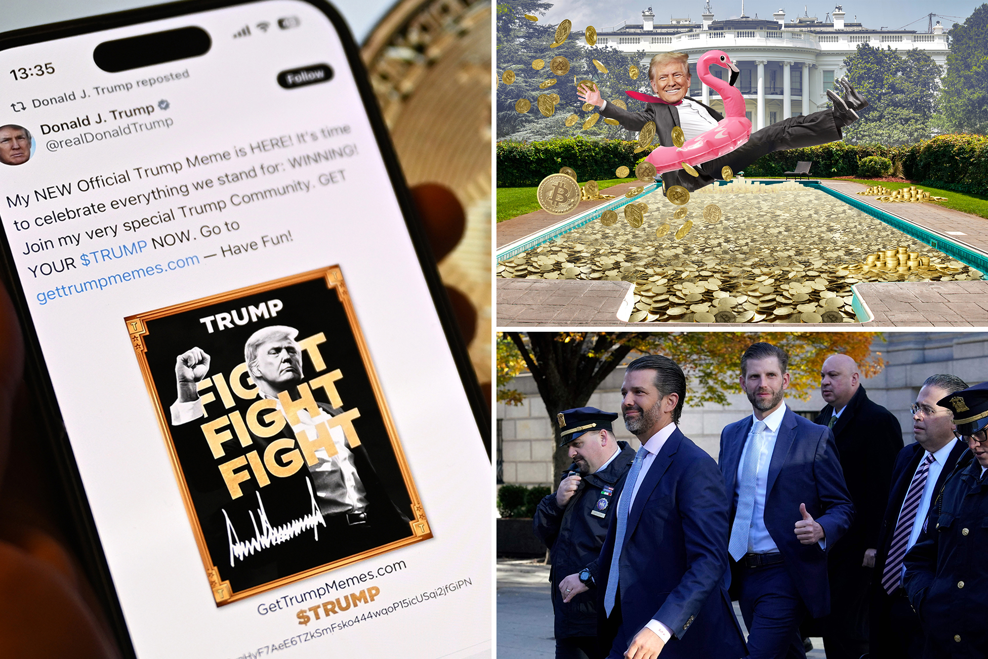 As Trump's Crypt Offers threatened a "Hunter Biden" style scandal in the White House